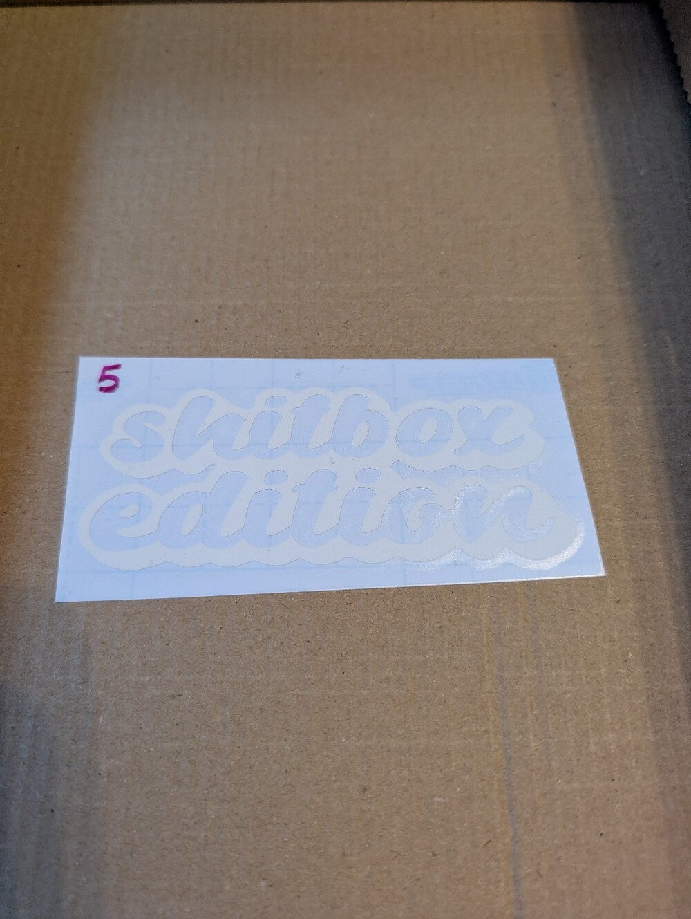 Decal "Shitbox Edition"